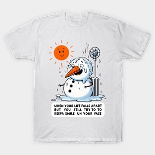 Melting Snowman T-Shirt